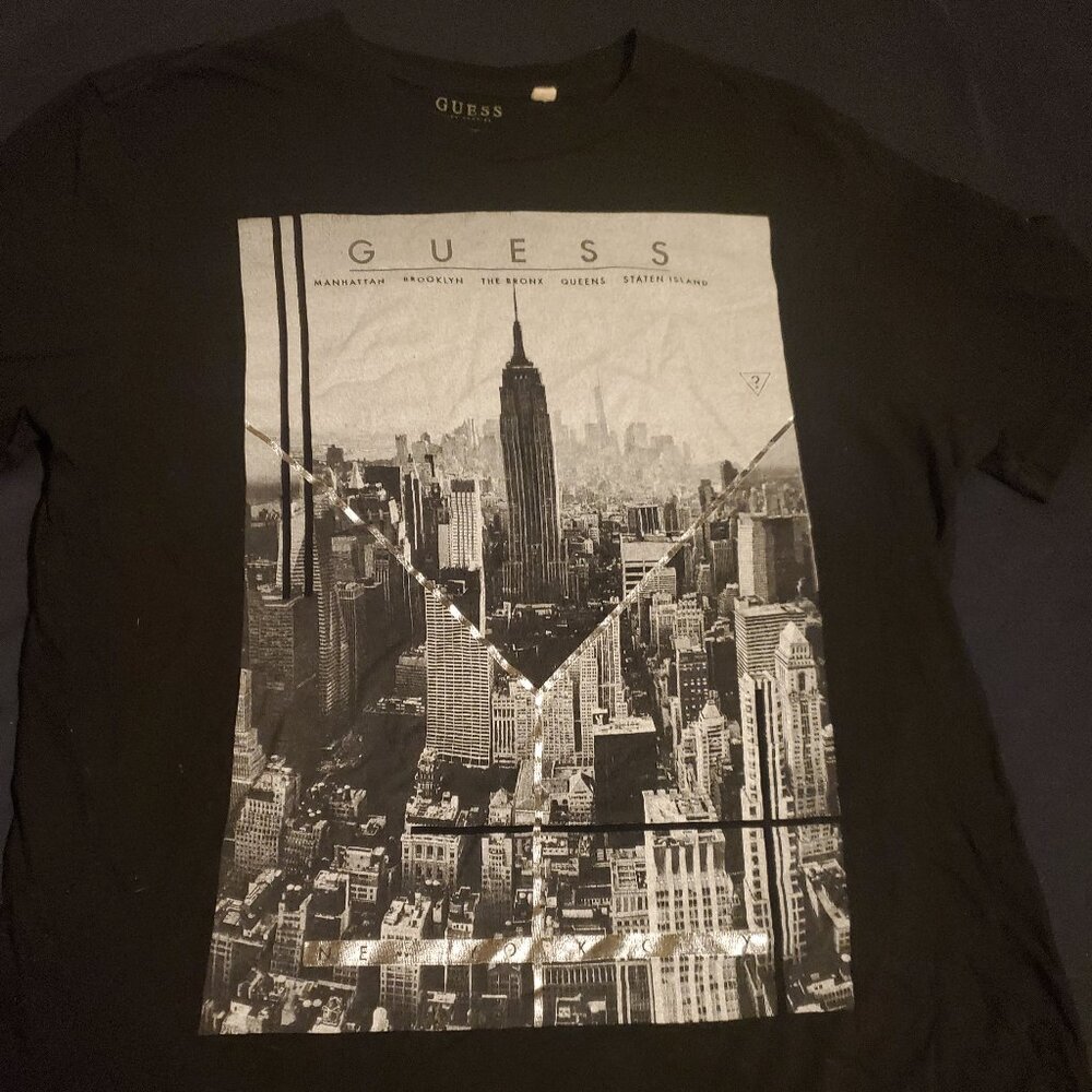 New! Mens Guess Short Sleeve Tshirt